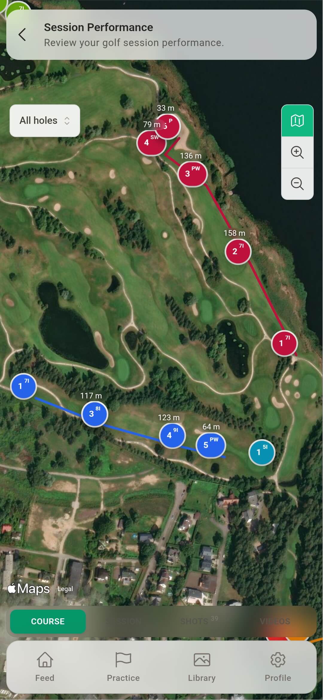 FocusGolf app screenshot 2